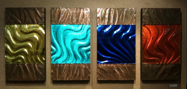 Ripple Series
12 x 22 x 2 each panel : Abstractions : art & architectural glass for residential & commercial installations,purchase & commission