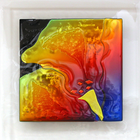 Flower Series
10.5 x 10.5 x 1
 : Botanicals : art & architectural glass for residential & commercial installations,purchase & commission