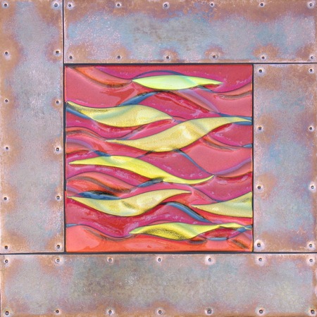 Sunset Waters
12 x 12 x 2
 : Water : art & architectural glass for residential & commercial installations,purchase & commission