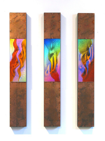 Gracious Mercy II
6"x40"x2" each panel : Calligraphy : art & architectural glass for residential & commercial installations,purchase & commission