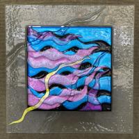 WATER MOODS
Kiln-fired glass
20x20x2
$1200